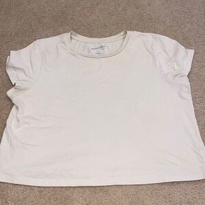 Soft tan short sleeve shirt